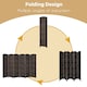 image 8 of COSTWAY 6 Panel Room Divider Privacy Screen Wall Folding Partition Hand woven Rattan
