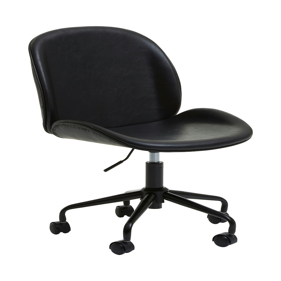image 1 of Interiors by Premier Clinton Black Home Office Chair