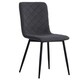 image 3 of Living and Home Set of 4 Modern Urban Style Armless Dining Chairs