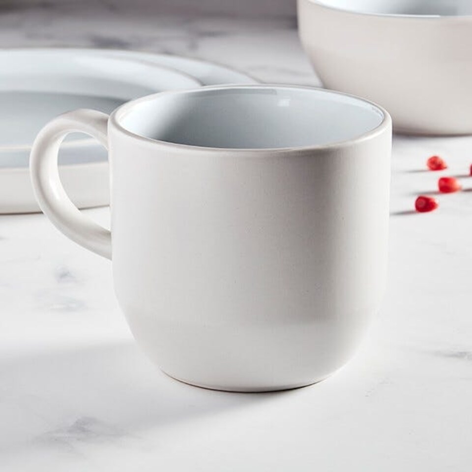 image 1 of Barbary & Oak Oslo 16 Piece Dinnerware Set Grey