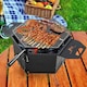 image 5 of Portable Charcoal Grill Stove 360° Rotatable Outdoor Hibachi Grill Smoker