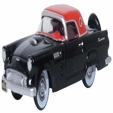 Oxford Diecast 1956 Ford Thunderbird Raven Black/Fiesta Red