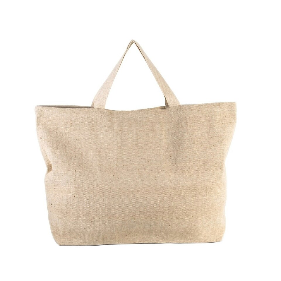 image 1 of Kimood Rustic Juco Shopper Bag - Rustic Natural - One Size Cream