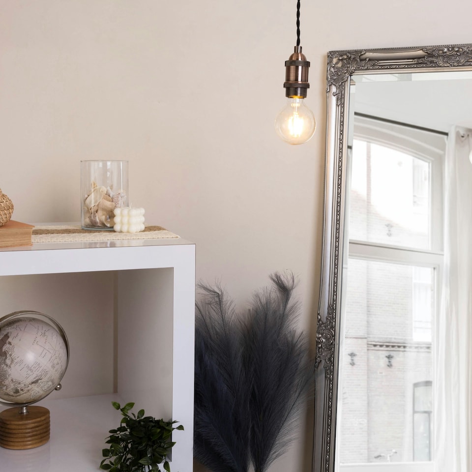 image 1 of BHS 4 Watt LED ES E27 Vintage Filament Globe Bulb | Clear | Warm White | 1