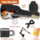 image 7 of 3rd Avenue Electric Bass Guitar Pack with Amp Orange