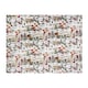 image 3 of Furn Joy To All Printed Fleece Throw | Cream | Cream | 1