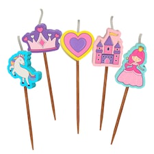 Novelty Birthday Cake Candle Set - Princess