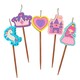 image 1 of Novelty Birthday Cake Candle Set - Princess