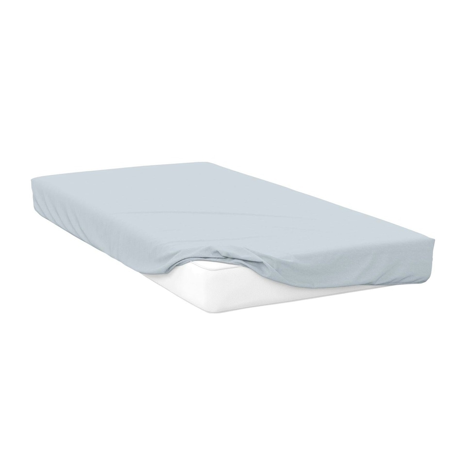 image 1 of Belledorm 400 Thread Count Egyptian Cotton Extra Deep Fitted Sheet - Duck Egg Blue - Kingsize