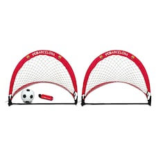 FC Barcelona Official Football Training Goal Gift Set - Scarlet - One Size