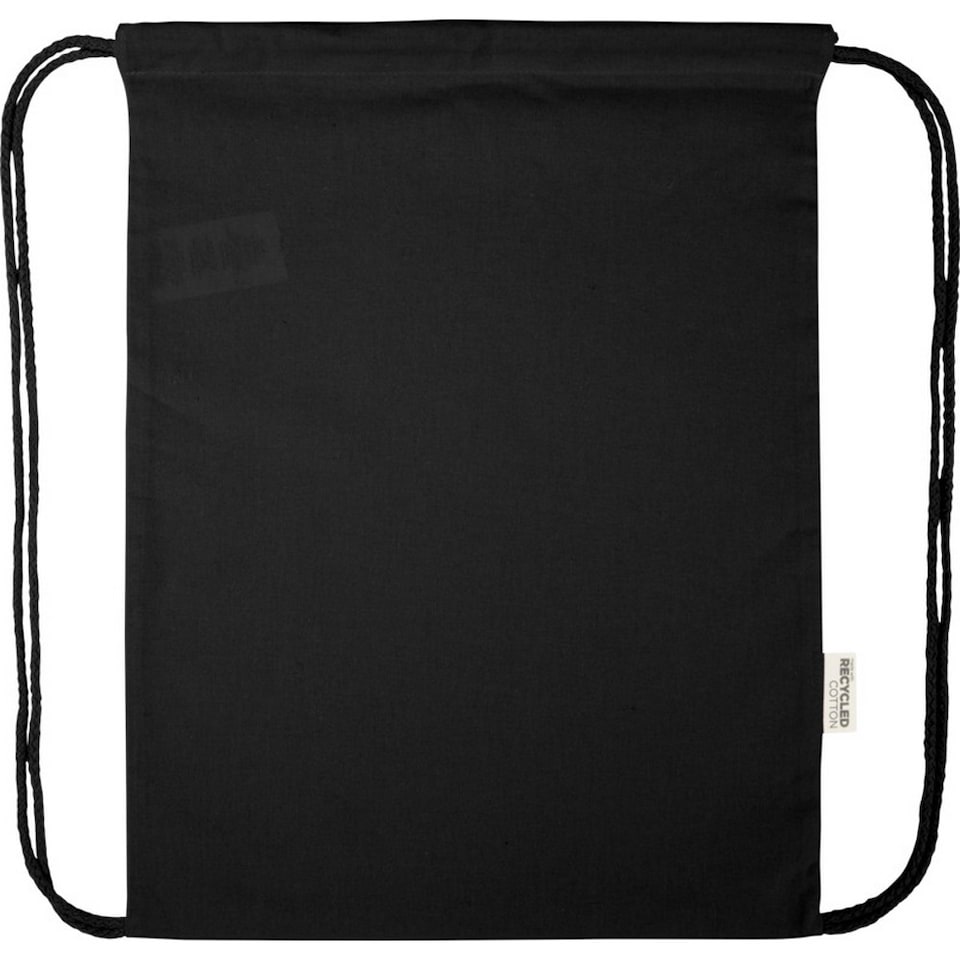 image 1 of Floso Oregon Recycled 5L Drawstring Bag | Black | Solid Black | One Size | 1