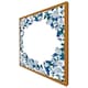 image 4 of Winter blue flowers (Picture Frame) Brown | S