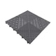 image 3 of Modular Interlocking Ribbed Vented Garage Floor Tiles - Grey | Grey | Grey