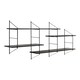 image 1 of Belfast Wall Unit with 4 shelves in Black