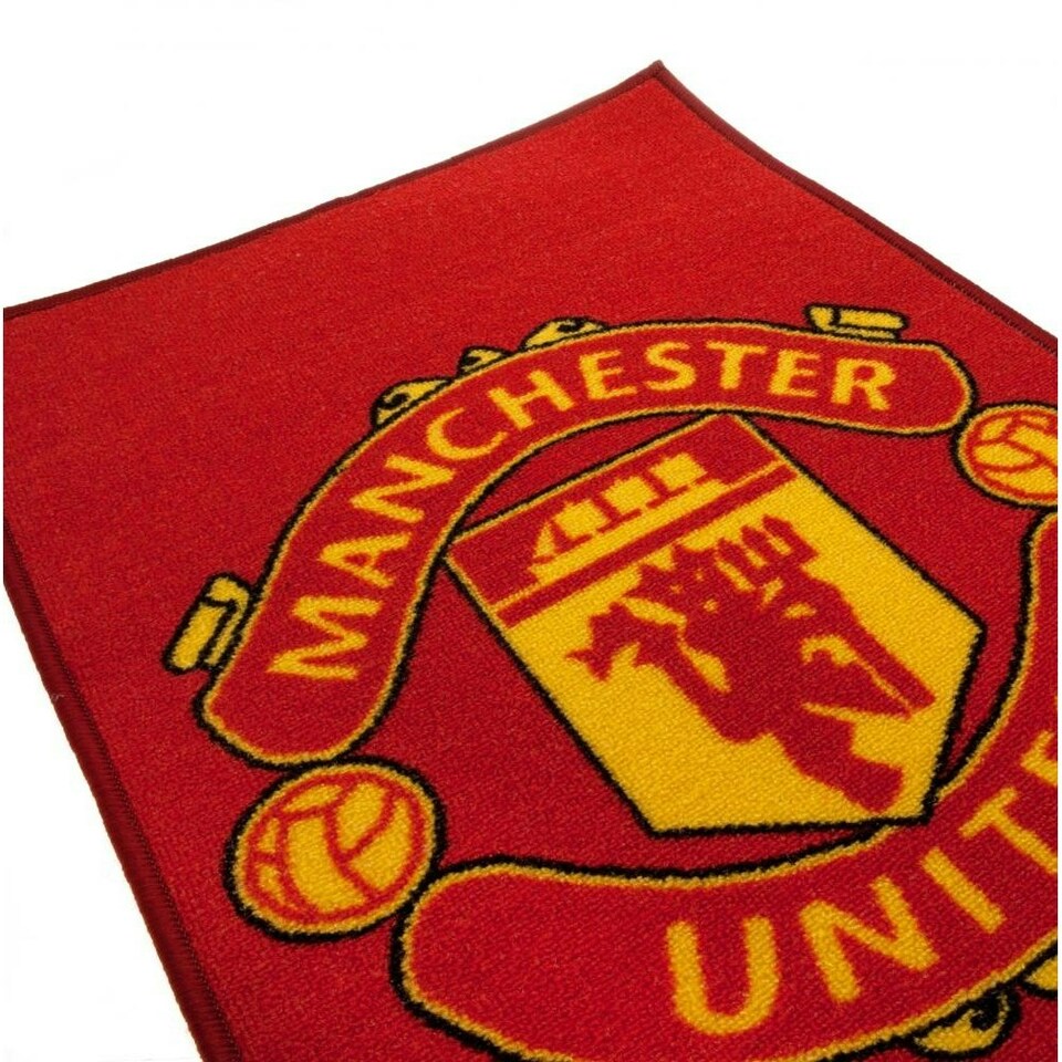 image 1 of Manchester United FC Rug - Red - One Size