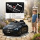 image 5 of AIYAPLAY Licensed Mercedes AMG CLE 53 Kids Electric Car, 12V Ride On Car with Dual Motors, Remote Control, Suspension, LED Lights, Music and Assist Wheels for 3-6 Years Old | Black
