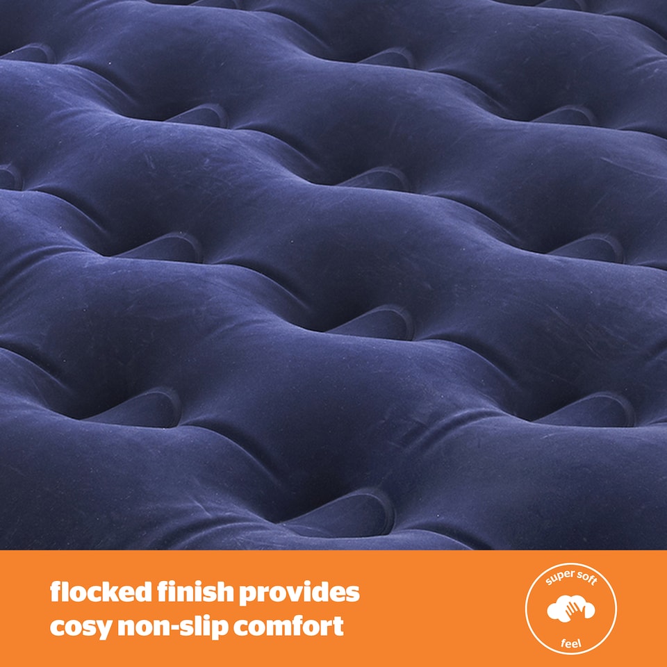 image 1 of Silentnight Flock Airbed With Integrated Foot Pump