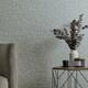 image 3 of Loom Luxe Wallpaper in Soft Blue and Grey Multi