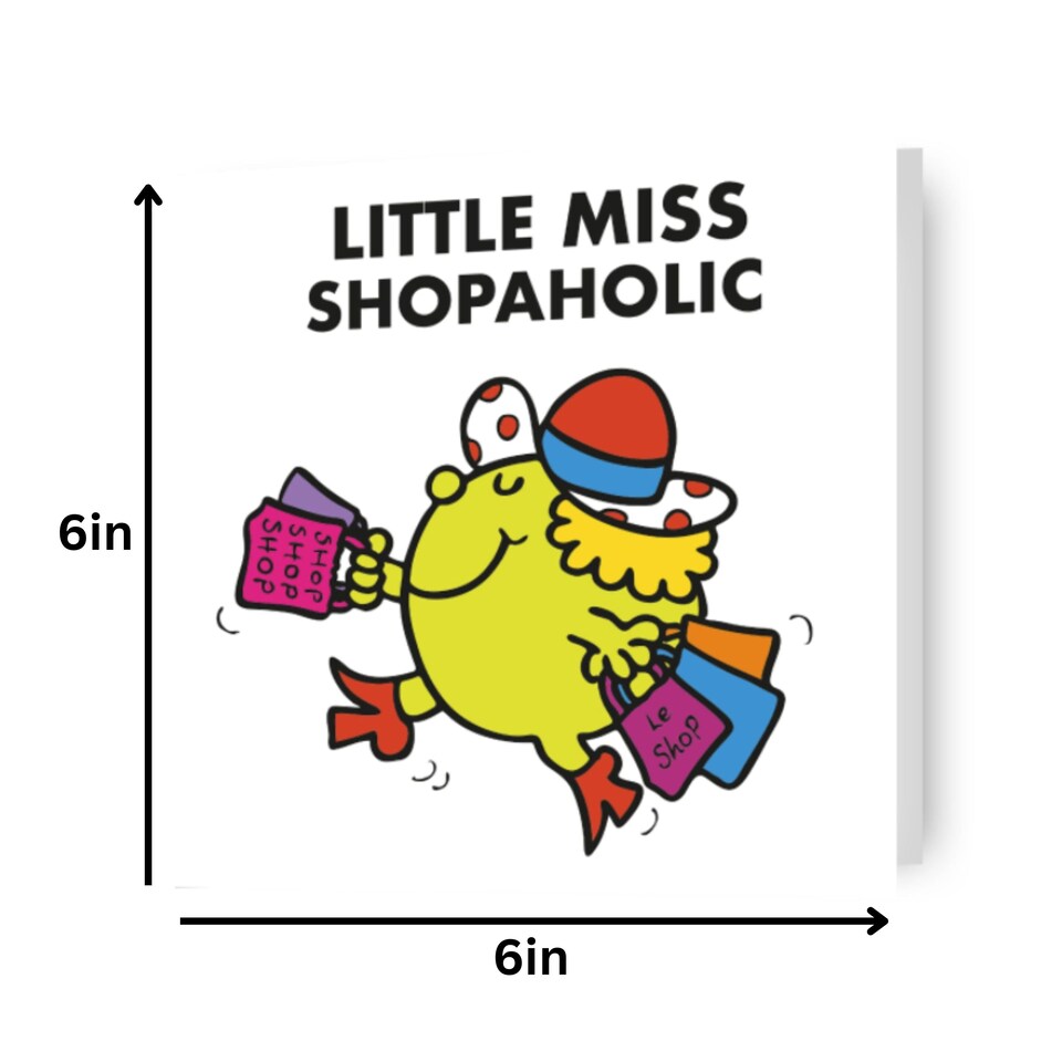 image 1 of Mr Men & Little Miss Shopaholic Birthday Card