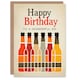image 1 of Wonderful Kid Craft Beer Lover Row Bottles Birthday Card