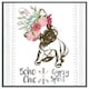 image 1 of Portrait of french bulldog puppy (Picture Frame) Grey | S