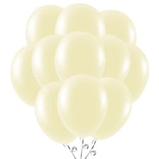 Ivory Biodegradable Latex Balloons 23cm / 9 in - Pack of 50