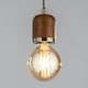 image 3 of BHS Seth Single Pendant | Brown | Oak | 1