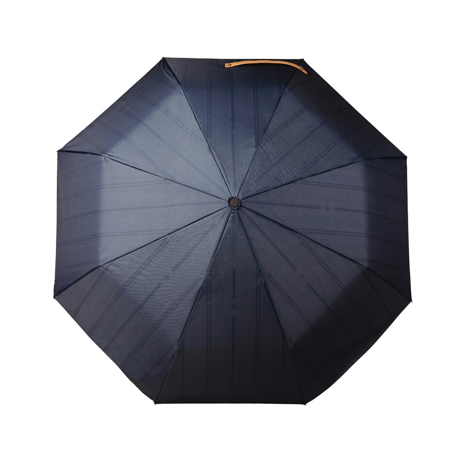 image 1 of Vinga Bosler Foldable Recycled Aware Stick Umbrella - Navy - One Size