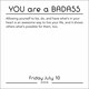 image 5 of You Are a Badass 2026 Day-to-Day Calendar