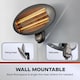 image 3 of Daewoo 2000W Electric Patio Heater with Adjustable Pole