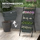 image 6 of Outsunny Indoor Outdoor Vertical Raised Garden Bed with 5 Removable Tray