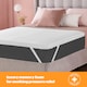 image 2 of Silentnight Impress Memory Foam Mattress Topper, 7cm Deep
