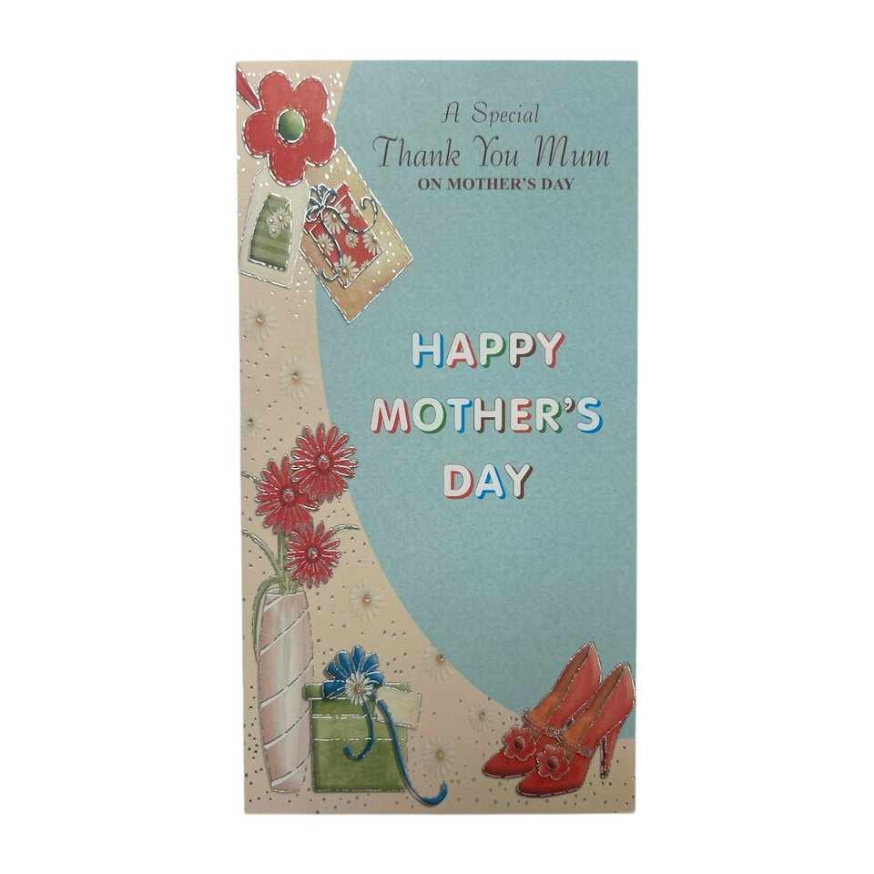 image 1 of Special Thank You To Mum Vintage-Style Mother's Day Card