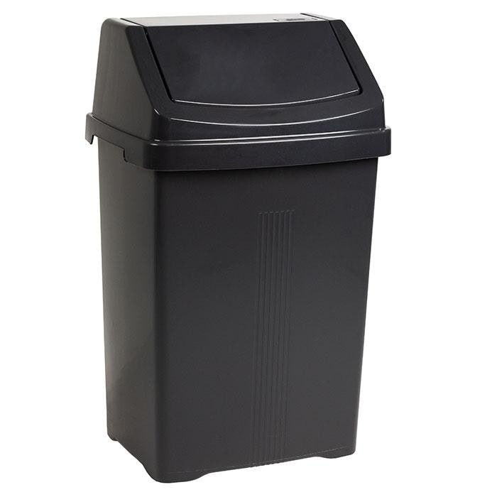 Casa 50L Swing Bin Midnight Black - One Colour - One Size