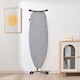 image 2 of Ironing Board with Steam Generator Iron Tray Retractable Iron Rest & Cable Holder Extra Thick Padded Reversible Cover