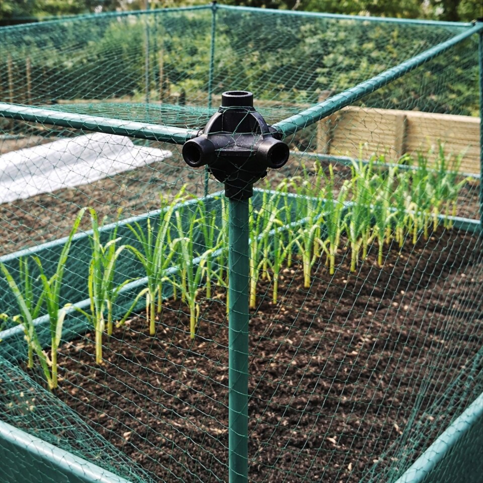 image 1 of GardenSkill Essentials Fruit & Vegetable Cage with Insect Mesh 1.5x0.75x0.65m High - Quick Build Plant Protection Frame for Garden, Raised Bed