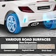 image 7 of AIYAPLAY Benz SLC 300 Licensed 12V Electric Car for Kids, Kids' Electric Ride on with Parental Remote, Music Lights, Suspension Wheels for 3-6 Years, White
