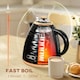image 4 of HOMCOM Electric Kettle, Fast Boil, 1.7L, 3kW, Swivel, Black Ripple