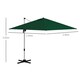 image 7 of Outsunny 3 x 3(m) Cantilever Roma Parasol Garden Umbrella with Cross Base Green