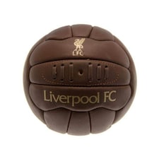Liverpool FC Leather Retro Football - Brown - 5