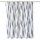 image 1 of Geometric Design Polyester Shower Curtain with 12 Hooks - 180x200cm