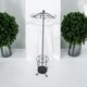 image 5 of Coat/Umbrella Hold Stand - Metal - L56 x W56 x H172 cm - Grey
