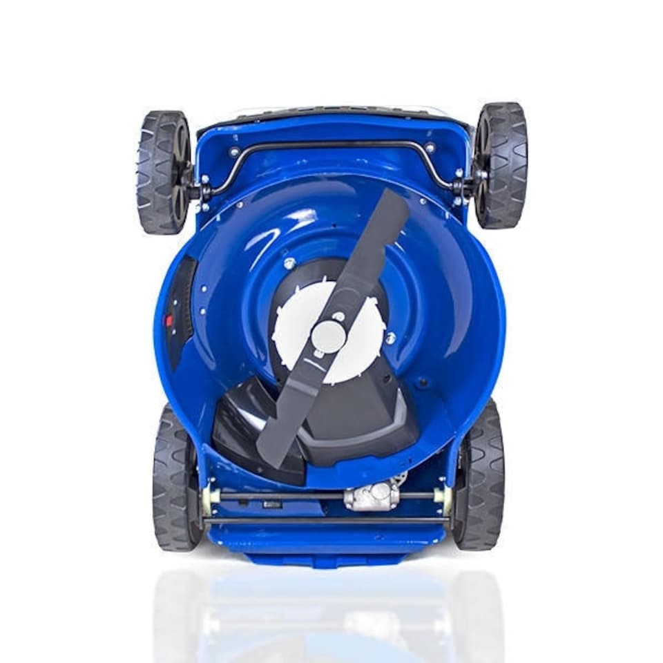 image 1 of Hyundai 18"/45cm Cordless 80v Lithium-Ion Battery Self Propelled Lawnmower with Battery and Charger | HYM80Li460SP