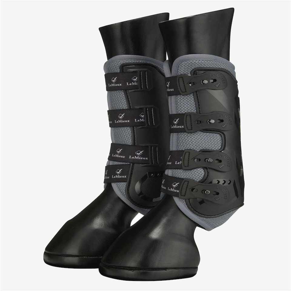 image 1 of LeMieux Ultra Mesh Snug Boots Front Blue | Medium