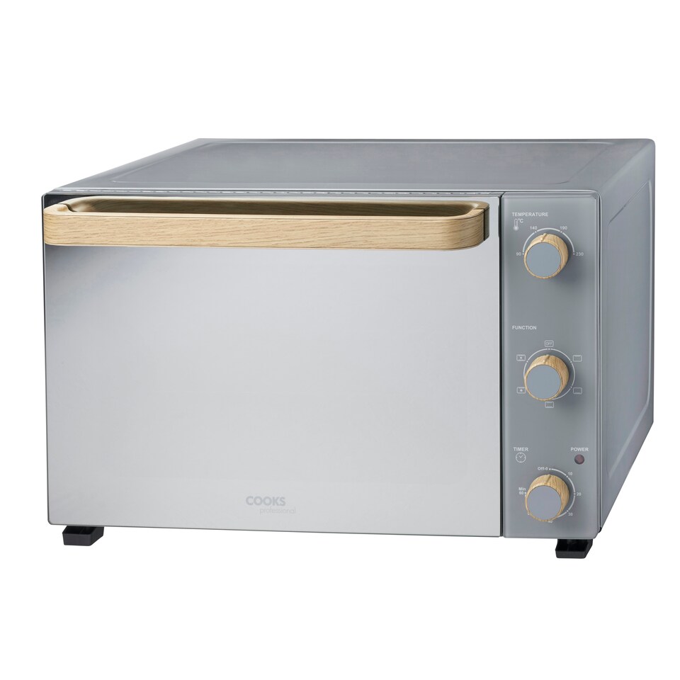 image 1 of Cooks Professional Mini Oven | 48 Litre | 3 Cooking Functions | Powerful 1500W | Grey Nordic