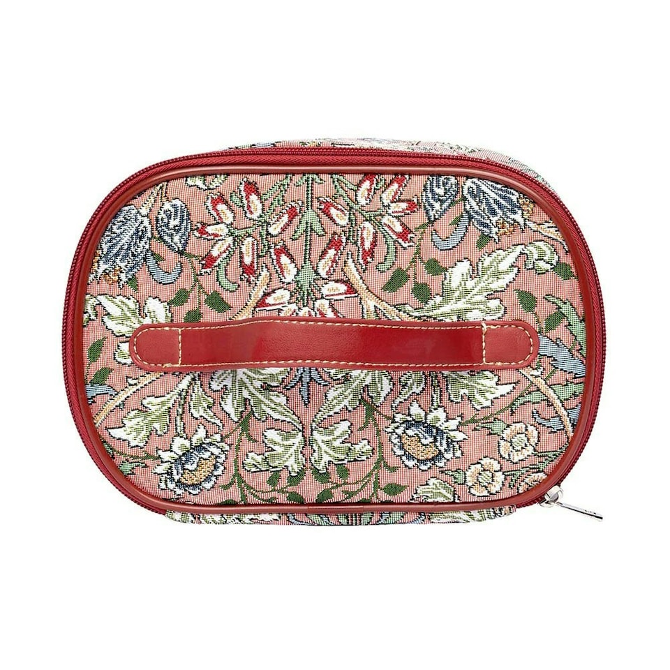 image 1 of Signare Vanity Bag William Morris Hyacinth Pink