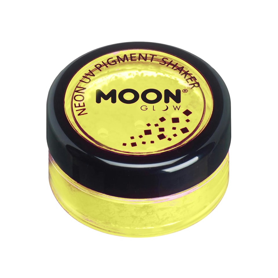 image 1 of Moon Glow Pigment Shakers UV Neon Glitter (Pack of 3) - Red/Yellow/Blue - One Size Red