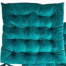 Le Chateau Velvet Seat Pad Emerald