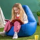 image 2 of Highback Gaming Beanbag Indoor and Outdoor Blue Set of 2