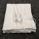 image 1 of 150cm 2 x 60W King Size White Electric Blanket Throw with Temperature Settings